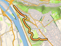 Les Mesnil Esnard via Route de Bonsecours