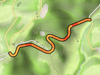 Les Montranons über Route de Saint-Honoré