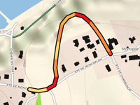 Les Mures da Les Mures via Montée du Lac