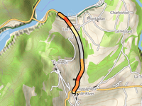 Massignieu de Rives da Les Mures via Route du Lit au Roi