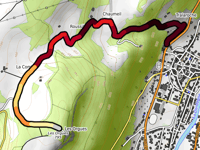 Les Orgues da Bort-les-Orgues via Chemin de la Vierge