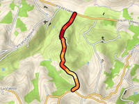 Les Pouyges über Route des Pra Ségeas