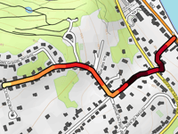 Les Vignerons via Chemin de la Roseraie