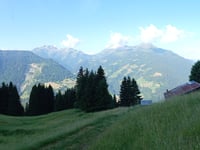 Plan du Mont von Les Cernix über Les Villes Dessus