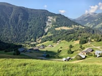 Plan du Mont von Les Cernix über Les Villes Dessus
