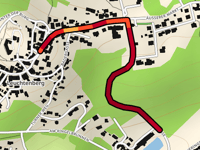 Leuchtenberg über Ringelbrunnenstrasse