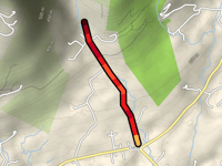 Lewis Hollow Road from Daisy