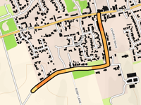 Little Weighton Road from Walkington via Kirk Lane