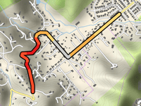 Llagas Road from Morgan Hill