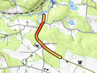 Løgagervej über Løgager Gårde