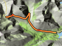 Logan Pass / Going-to-the-Sun Road from Saint Mary Lake