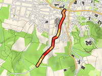 Lorenzhöhe z Geistingen przez Bergstrasse