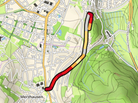 Lorettoberg via Becherwaldstrasse