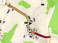 Lussagnet über Route du Bourg