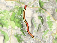Lyme Road depuis Uplyme
