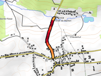Maillen via Rue de la Rochette