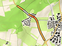 Maitenbethener Strasse from Freimehring