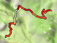 Malga Marcai di Sopra von Passo Vezzena
