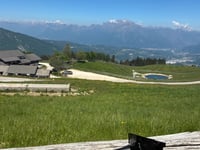 Malga Mezzomiglio from Farra d'Alpago