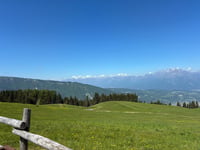 Malga Mezzomiglio from Farra d'Alpago