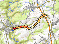 Manderscheider Strasse da Niedermanderscheid via Pantenburg