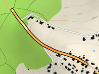 Marktwaldpass über Bachbauernstrasse