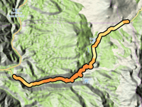 McKenzie Pass depuis Belknap Springs