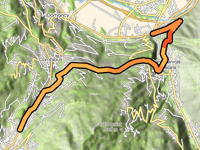 Megève from Saint-Gervais