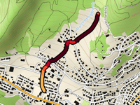 Meierrüttenenweg über Brüelmattstrasse