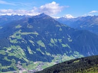 Melchboden vanuit Hippach via Zillertaler Höhenstrasse