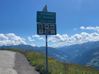 Melchboden vanuit Hippach via Zillertaler Höhenstrasse