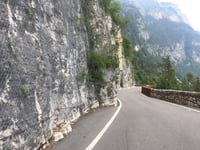 Mendel Pass / Passo Mendola von Kaltern / Caldaro