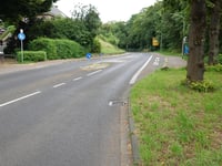Merkstein von Kirchratherstrasse