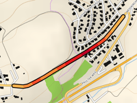 Messkircher Strasse vanuit Laiz