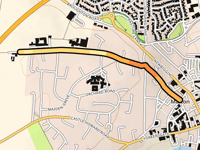 Middlecave Road przez Newgate
