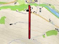 Mill Lee Road da Low Bradfield