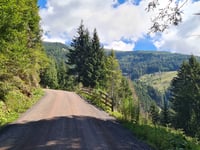 Millstätter Almstrasse vanuit Millstatt