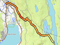 Minneåsvegen von Hurdal