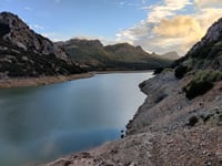 Mirador des Gorg Blau from Aqüeducte des torrent des Gorg Blau
