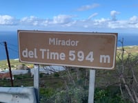 Mirador El Time depuis Mirador de La Punta