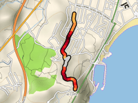 Mirador de Oropesa del Mar über Avinguda de Benicassim