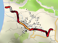 Miradouro da Fajãzinha via Rua da Falca
