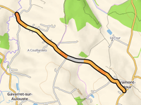 Miramont-Latour via Route de Montestruc