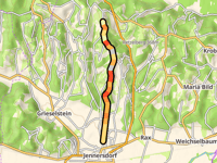 Mitter-Henndorf vanuit Jennersdorf via Bergen