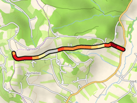 Mittlerer Waasenbergweg vanuit Waasen am Berg
