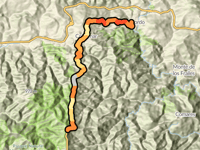 Molino de Viento z Riogordo przez Colmenar