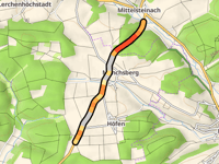Mönchsberg z Mittelsteinbach