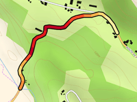 Monget da Lacoste via Route de Peyre