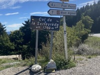 Mont Aigoual from Le Vigan via Col de la Lusette