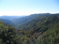 Mont Aigoual from Valleraugue